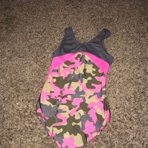 Camo gymnast leotard